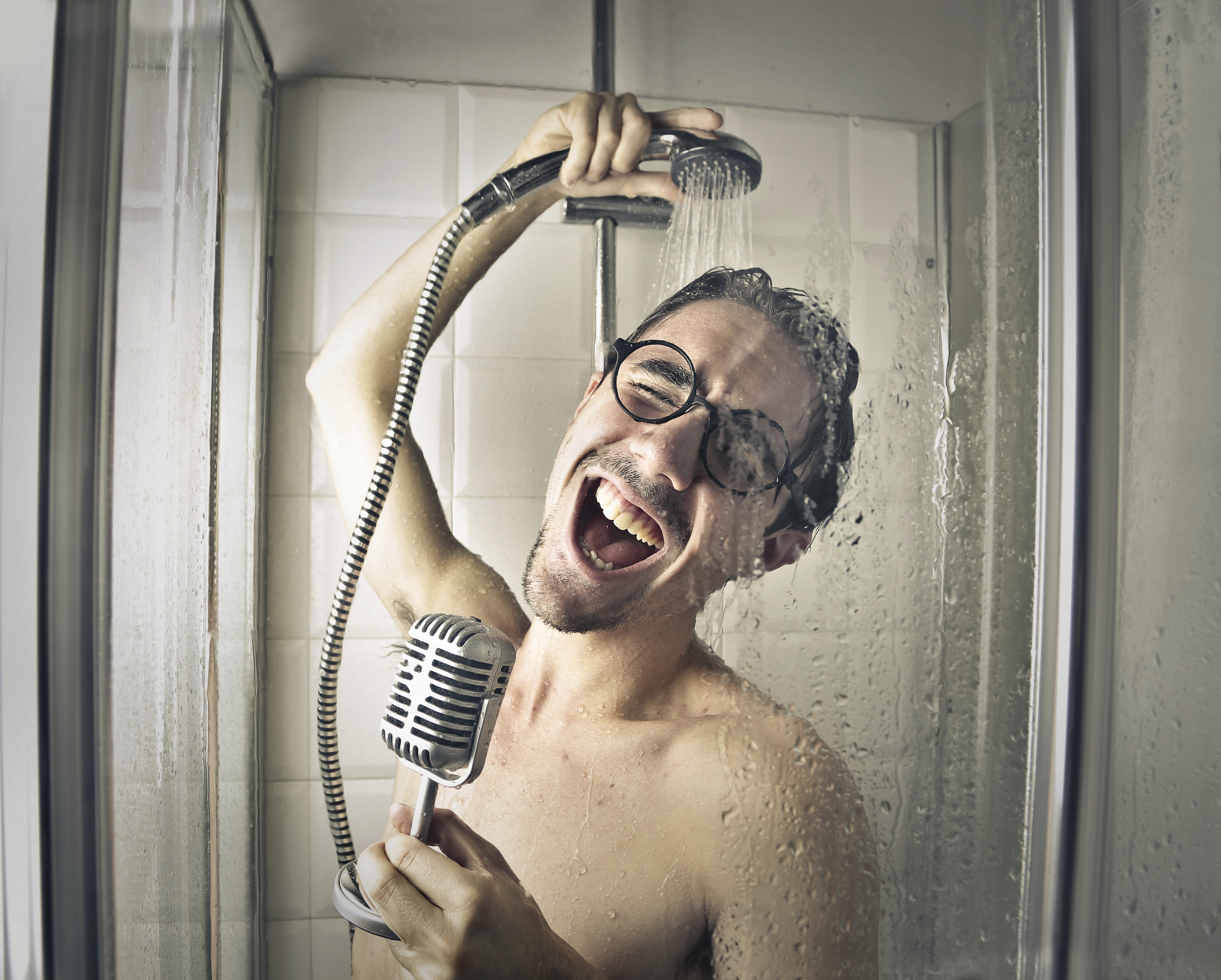 Showering